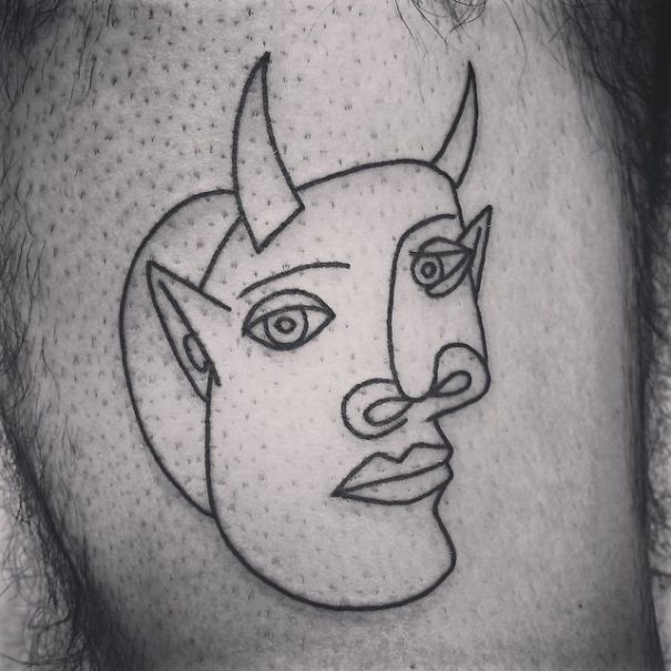 tatuajes-minimalistas-picasso (13)