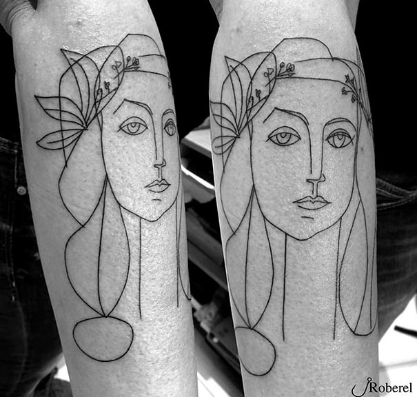 tatuajes-minimalistas-picasso (6)