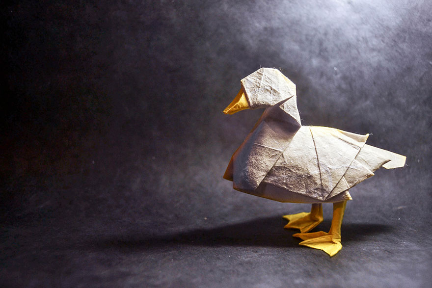 Increíbles obras de origami creadas por el artista Gonzalo Gª Calvo
