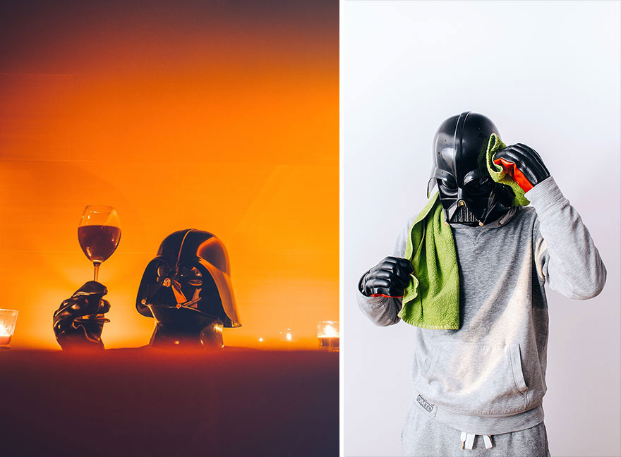 La vida diaria de Darth Vader y su proyecto fotográfico de 365 días