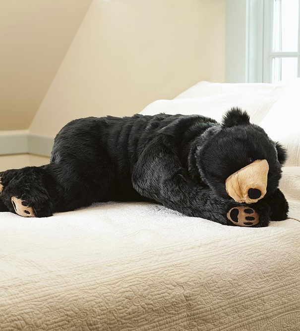 Con este saco de dormir en forma de oso nadie te despertará, puedes estar tranquilo