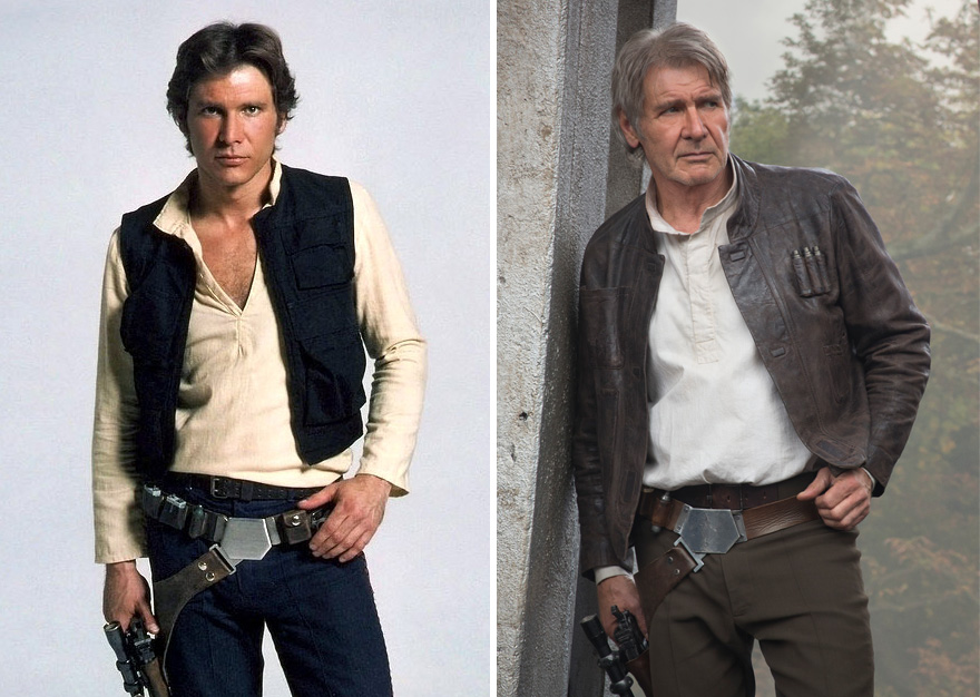 Los actores de La Guerra de las Galaxias antes y ahora