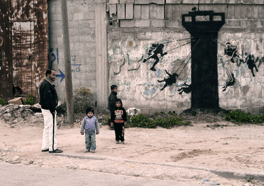 banksy-grafitis-franja-gaza-palestina