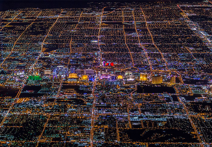 Las Vegas a más de 3000 metros de altura no se parece a nada que hayas visto nunca