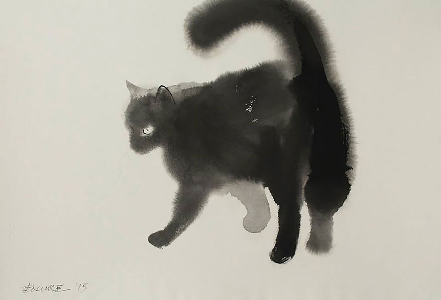 gatos-negros-acuarelas-tinta-endre-penovac (11)