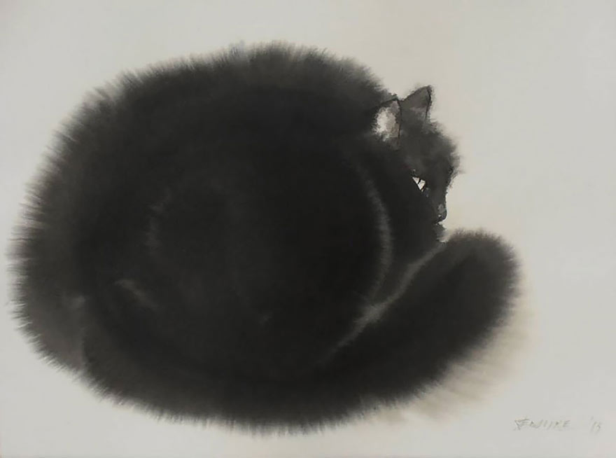 gatos-negros-acuarelas-tinta-endre-penovac (4)