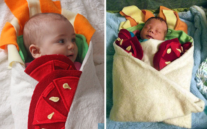 Esta manta convertirá a tu bebé en un burrito con todos los aderezos
