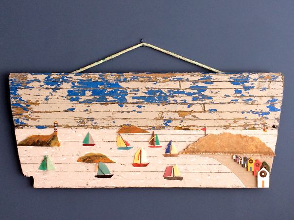 Cuatro Pececitos: Esta empresa recicla la basura de las playas en bonitas obras de arte