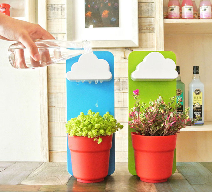 Rainy Pot: Ahora tus plantas pueden tener sus propias nubes de lluvia