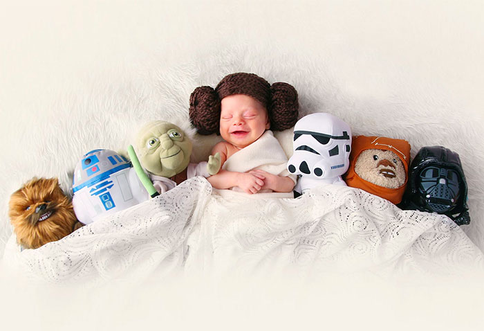 22 Recién nacidos siguiendo los pasos frikis de sus padres