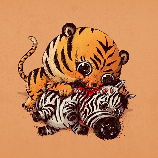 caricaturas-animales-depredadores-presas-sobrepeso-alex-solis (3)