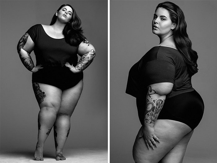 Esta modelo de tallas grandes desafía los estándares de belleza en su primera sesión para una agencia