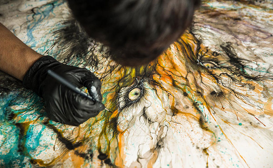 pinturas-salpicadas-animales-hua-tunan (5)