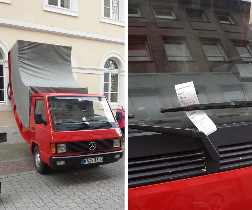 camion-doblado-erwin-wurm-alemania (3)