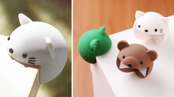 Protege las esquinas de la mesa con estos adorables animales come-esquinas