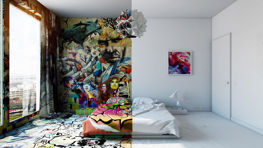 habitacion-hotel-dividida-mitad-blanco-graffiti-pavel-vetrov (1)
