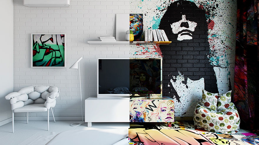 habitacion-hotel-dividida-mitad-blanco-graffiti-pavel-vetrov (2)