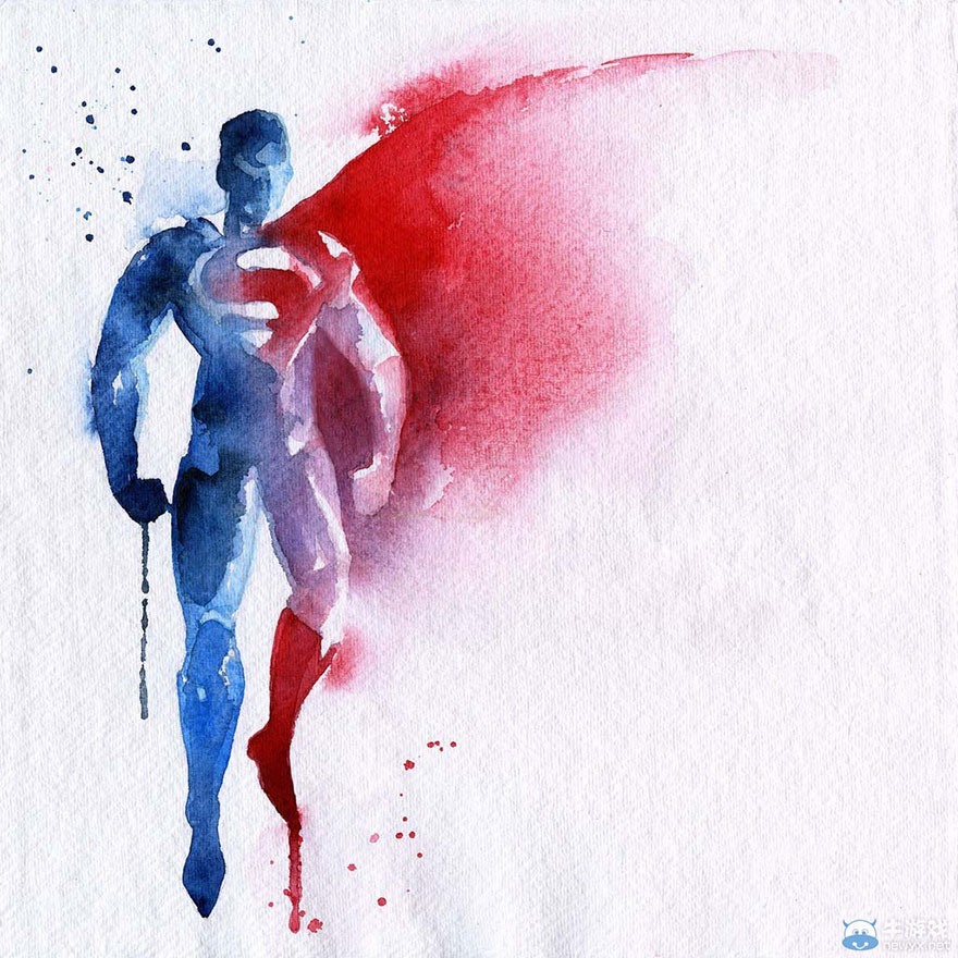 ilustraciones-superheroes-acuarelas-blule (8)
