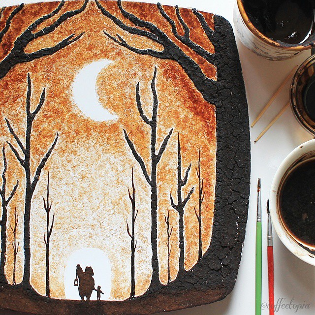 pintura-hojas-secas-posos-cafe-ghidaq-al-nizar-zerowastecoffee (4)