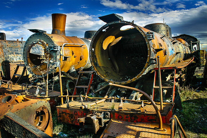 Óxido - Chatarra De Ferrocarril