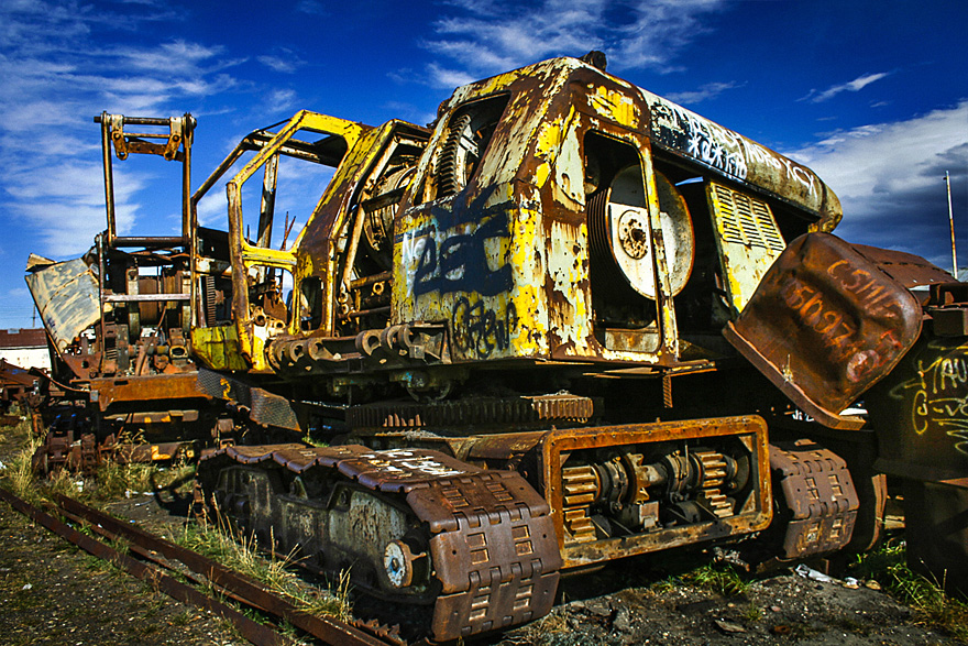 Óxido - Chatarra De Ferrocarril