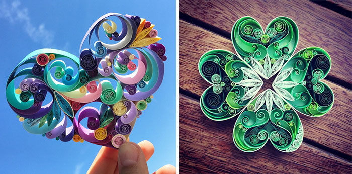 Esta mujer dejó su trabajo para crear artísticas filigranas de papel