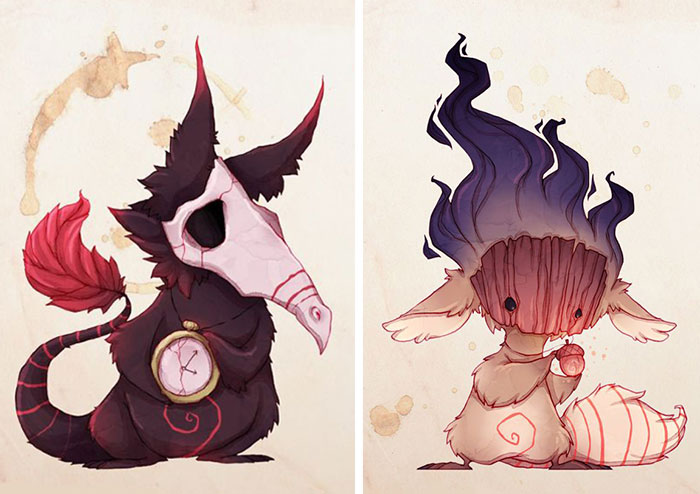 Este artista sufre ansiedad e ilustra las enfermedades mentales como monstruos