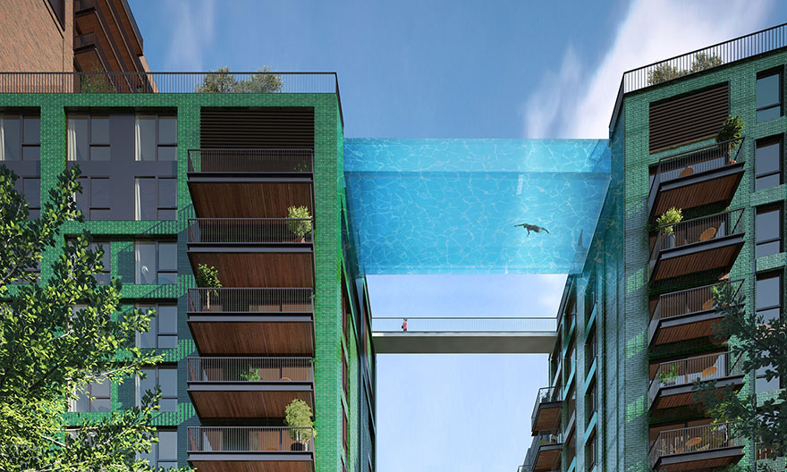 piscina en el cielo de londres