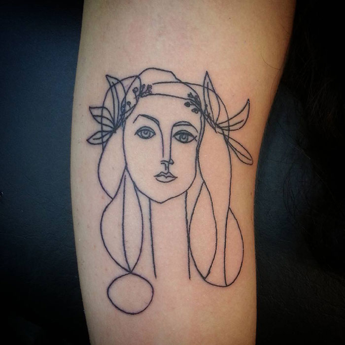 24 Tatuajes inspirados en Picasso para los amantes del arte