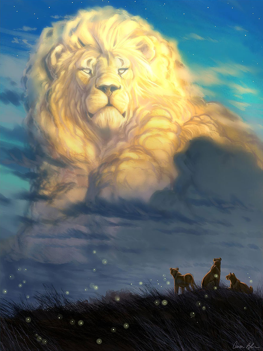tributo-rey-leon-cecil-animador-disney-aaron-blaise- (2)