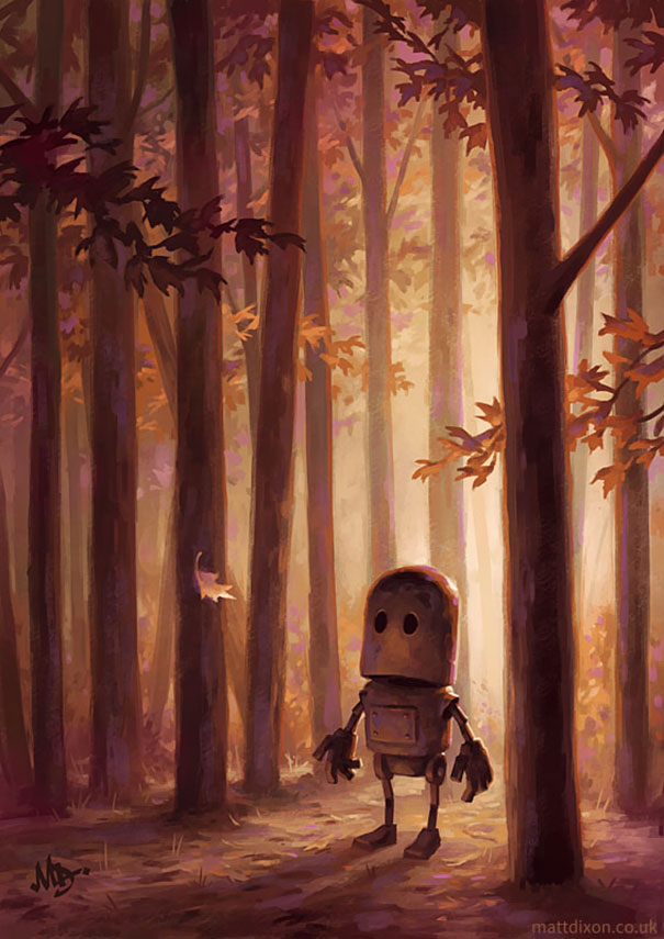 Pinturas-de-robots-solitarios-contemplando-el-mundo (7)