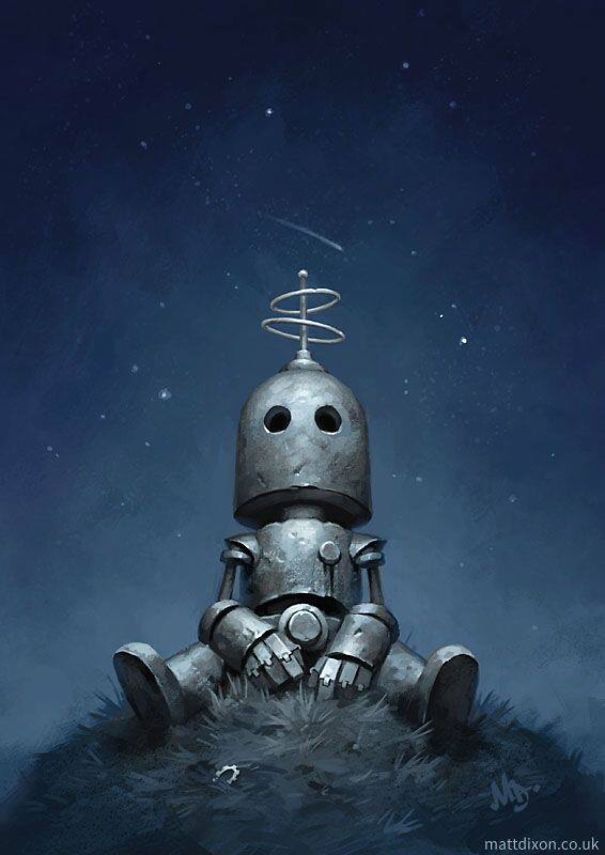 Pinturas-de-robots-solitarios-contemplando-el-mundo (8)