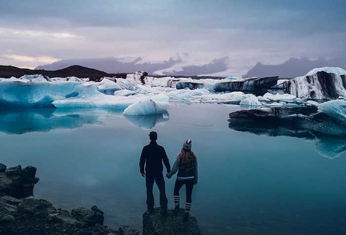 Esta pareja decidió viajar a Islandia en vez de casarse tradicionalmente