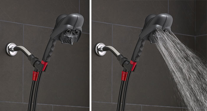 Con estas duchas de la Guerra de las Galaxias puedes bañarte en lágrimas de Darth Vader