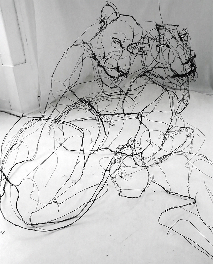esculturas-animales-3d-alambre-david-oliveira (8)