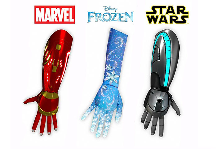Se fabricarán prótesis biónicas de Disney para niños