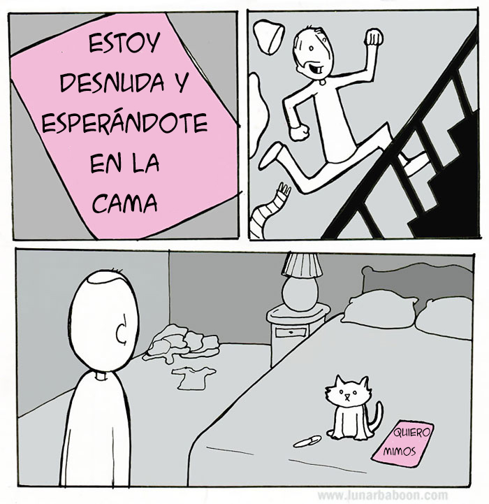 La vida con un gato, por Lunarbaboon