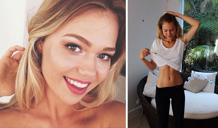 Esta modelo de 18 años editó sus publicaciones en instagram para mostrar la verdad tras las fotos