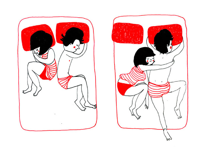 Ilustraciones conmovedoras muestran que el amor está en las pequeñas cosas