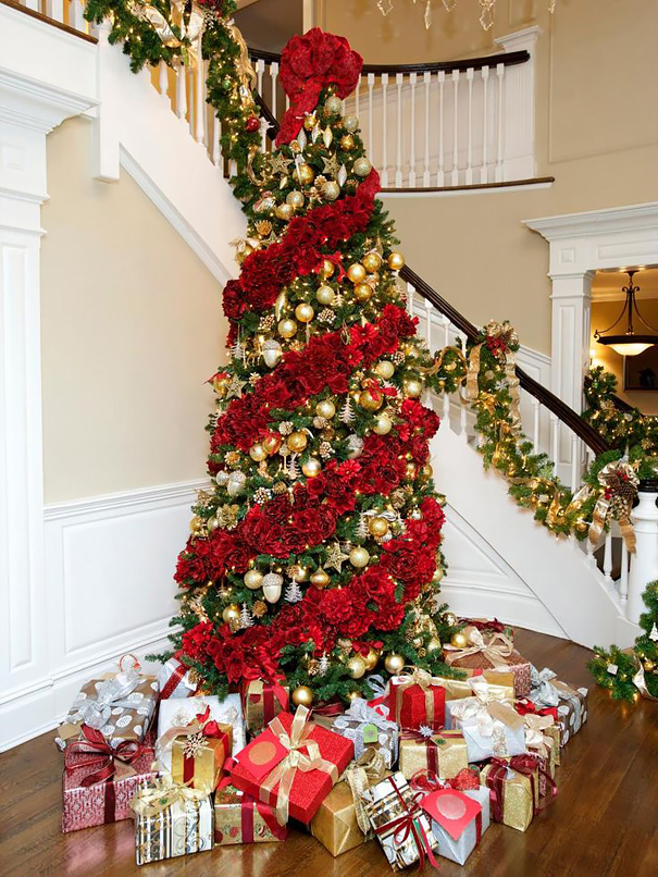 ideas-decoracion-arbol-navidad-flores (11)