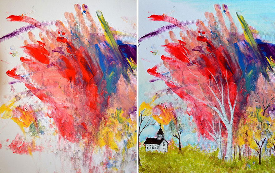 madre-hija-garabatos-pintura-eve-ruth-oosterman (6)