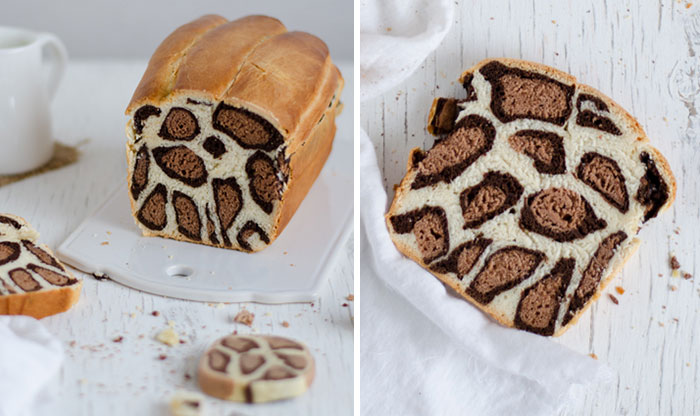 Receta de pan de leche de leopardo, creado por una panadera francesa