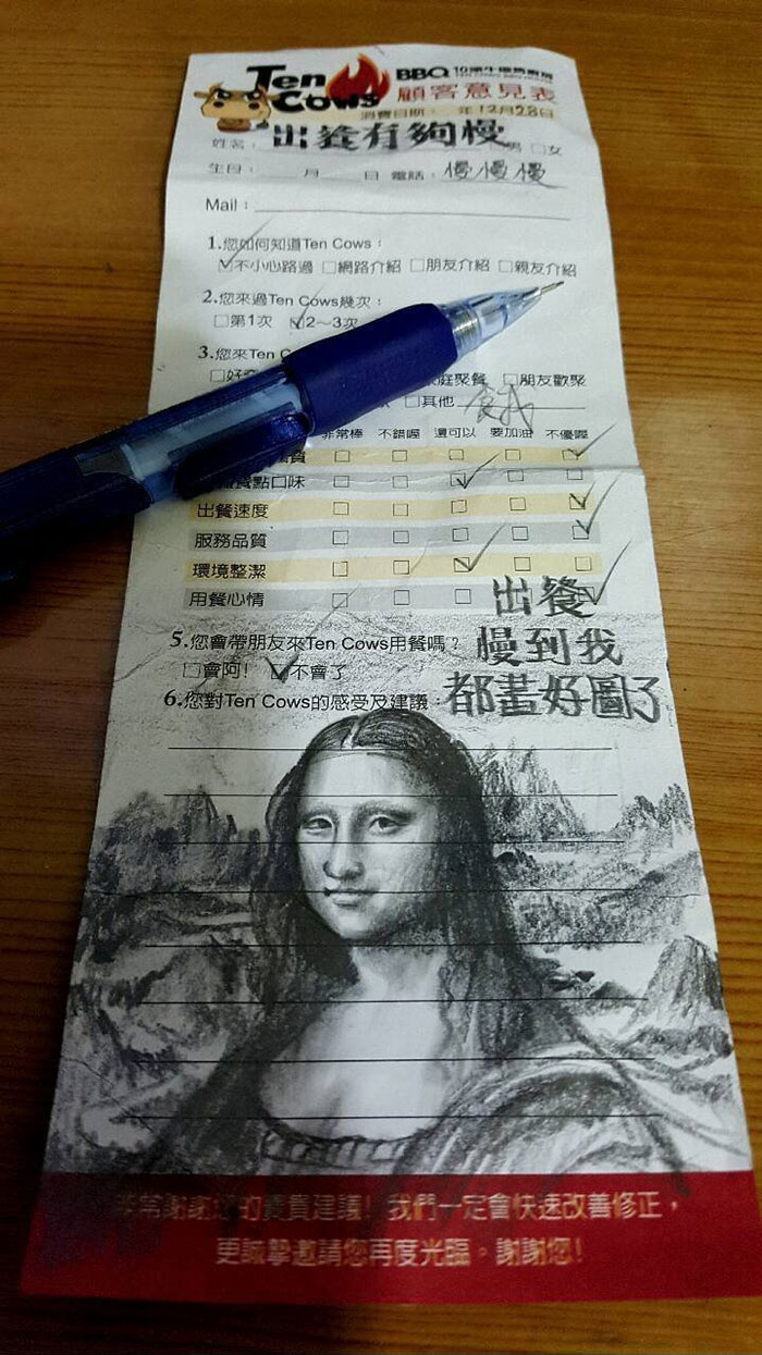 restaurante-lento-dibujo-cliente-mona-lisa-china