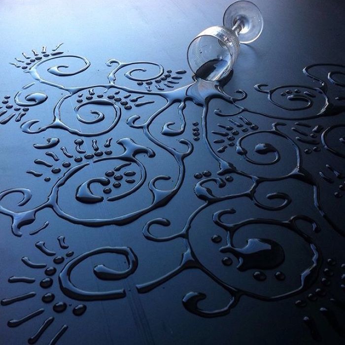 Convierto el agua en arte