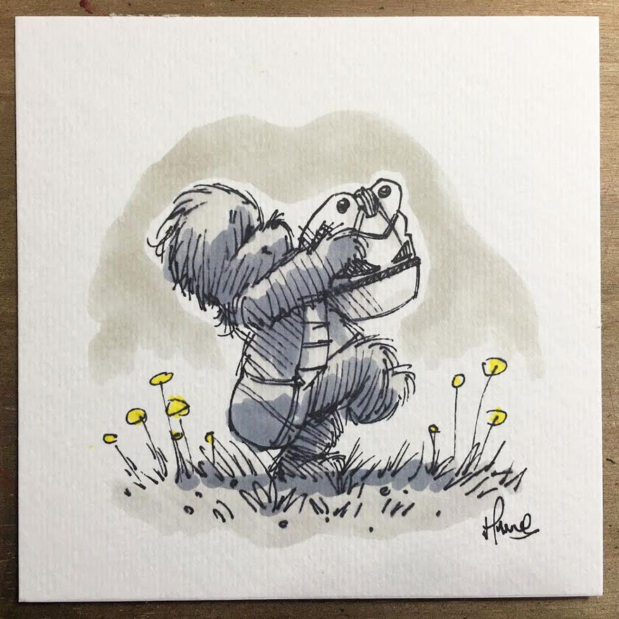 dibujos-mezcla-winnie-pooh-guerra-galaxias-james-hance (10)