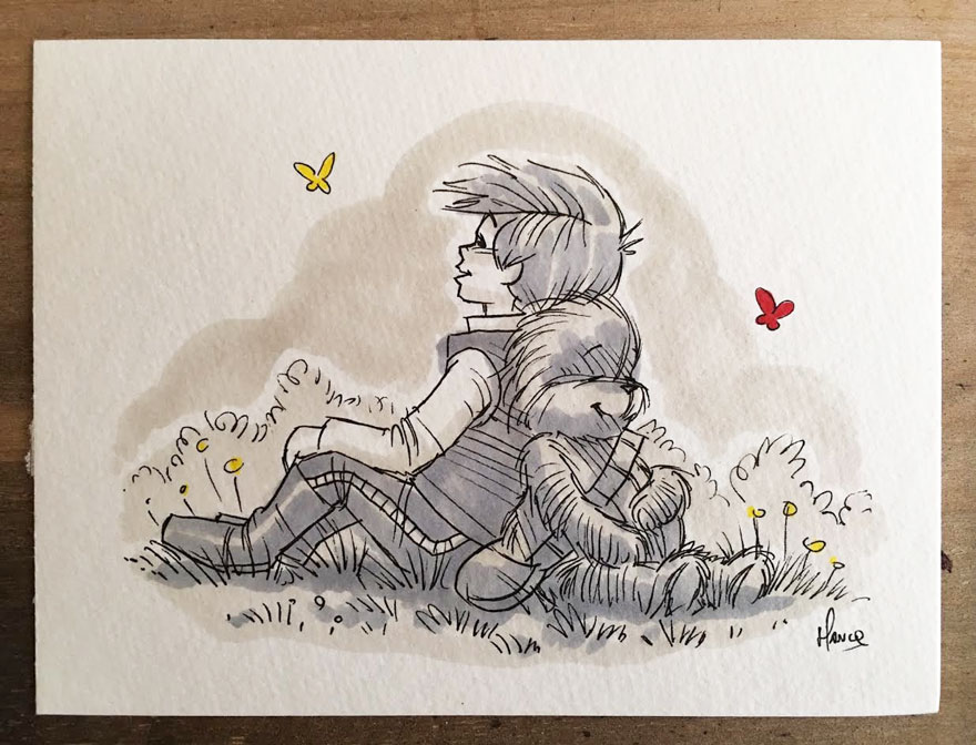 dibujos-mezcla-winnie-pooh-guerra-galaxias-james-hance (12)