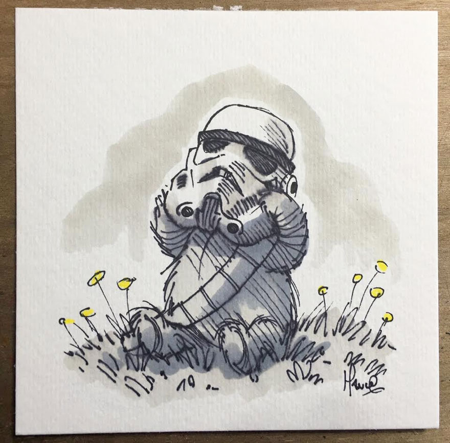 dibujos-mezcla-winnie-pooh-guerra-galaxias-james-hance (3)