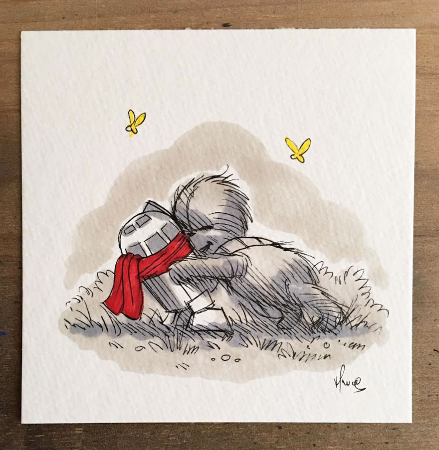 dibujos-mezcla-winnie-pooh-guerra-galaxias-james-hance (7)