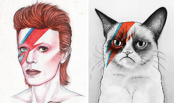 Los artistas rinden homenaje al fallecido David Bowie