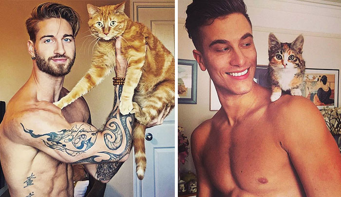Este instagram de tíos buenos con gatos es lo que necesitas ahora miausmo